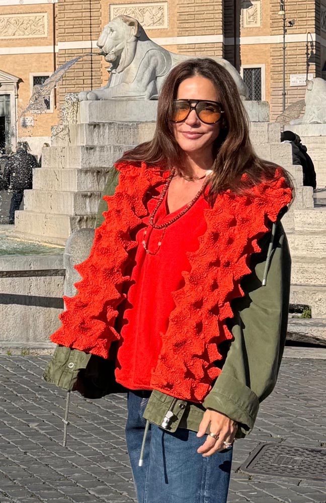 A empresária e designer de joias Emar Batalha curtindo dias de férias em Roma, Itália