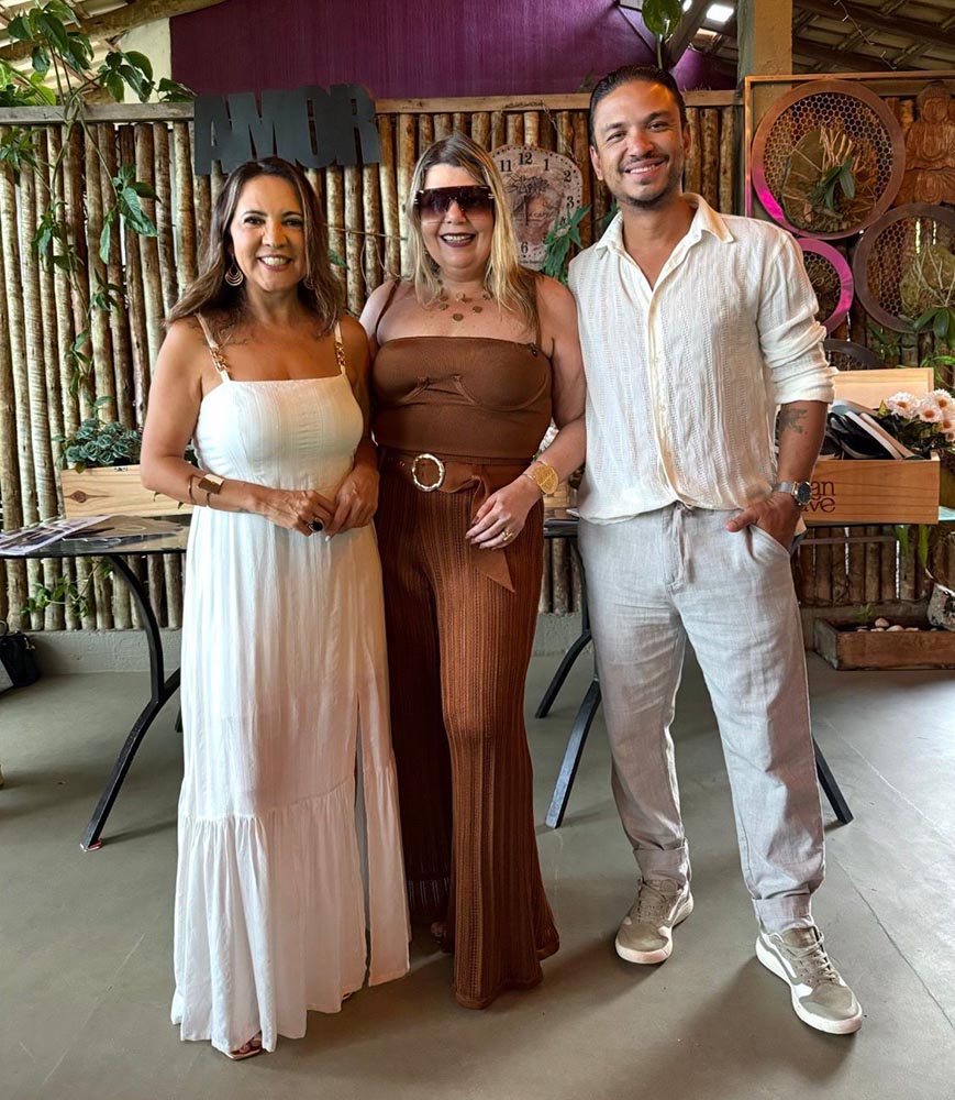 Patrícia Talayer, Fernanda Prates e Dhny Alexandrino