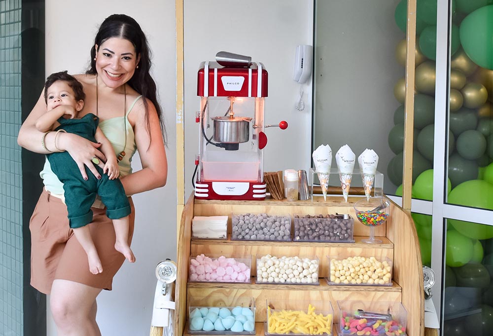William, a mamãe e as guloseimas