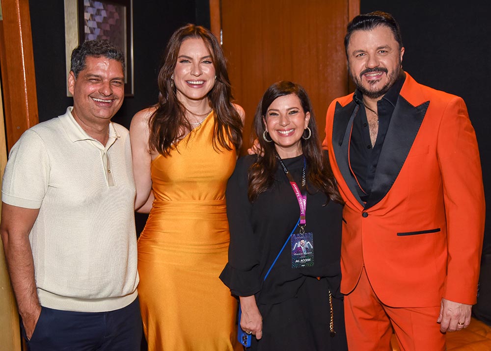 Patrick Ribeiro, Debora Veronez com o artista
