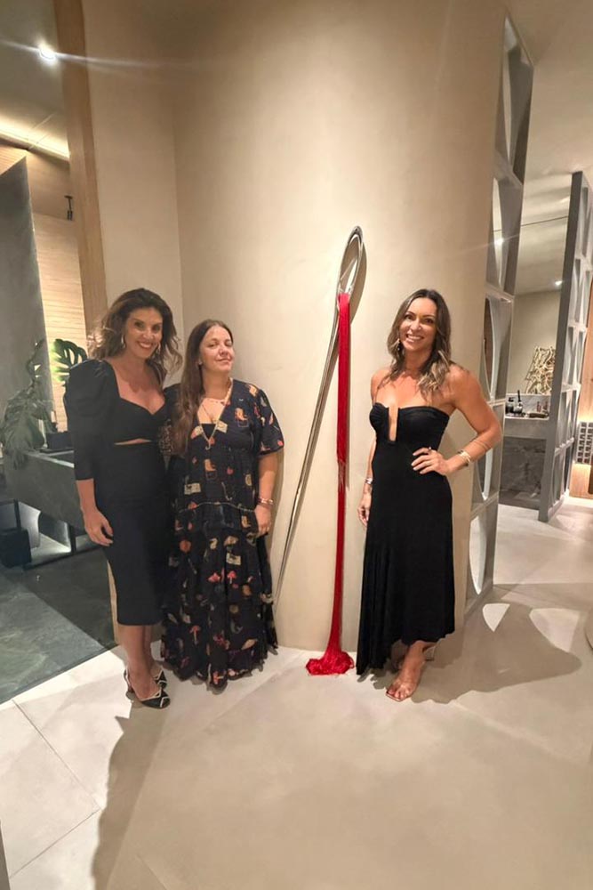 Lara Brotas,Adrianna eu e Letícia Finamore