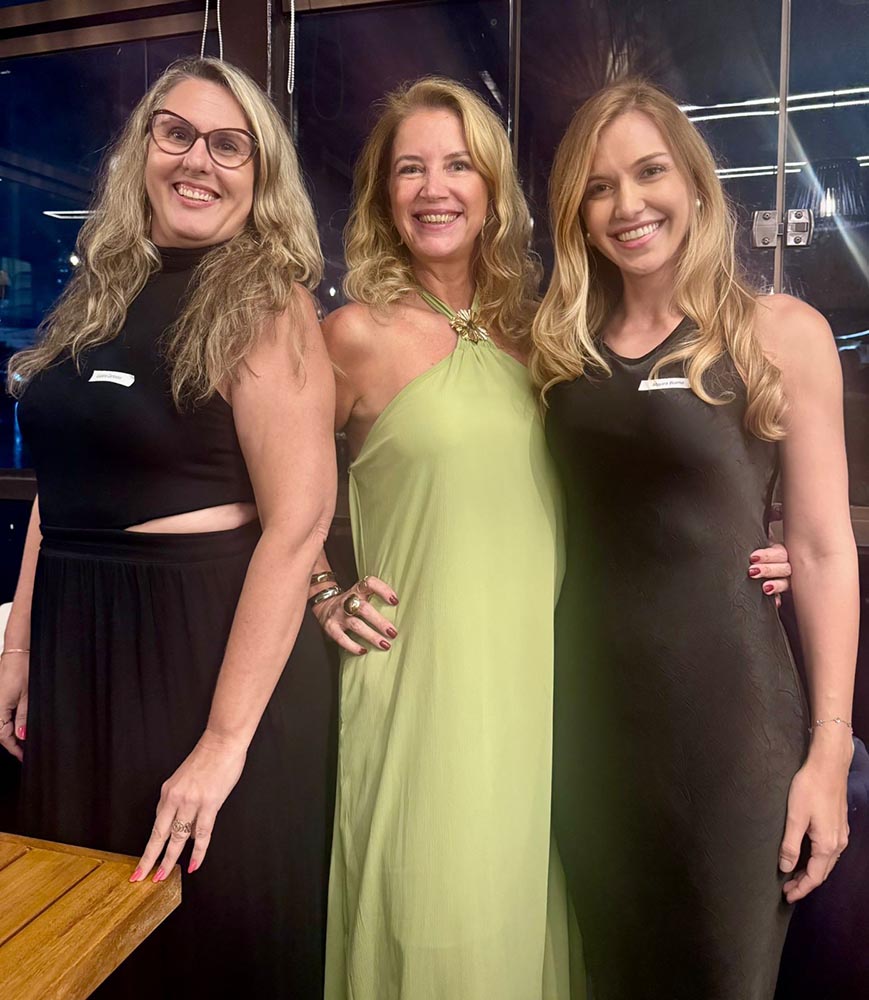 Luciana Carlesso, Marcella Surlo e Mayara Bueno