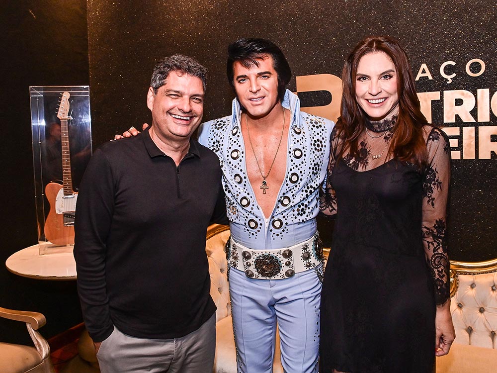 Dean Z com Patrick Ribeiro e Debora Veronez