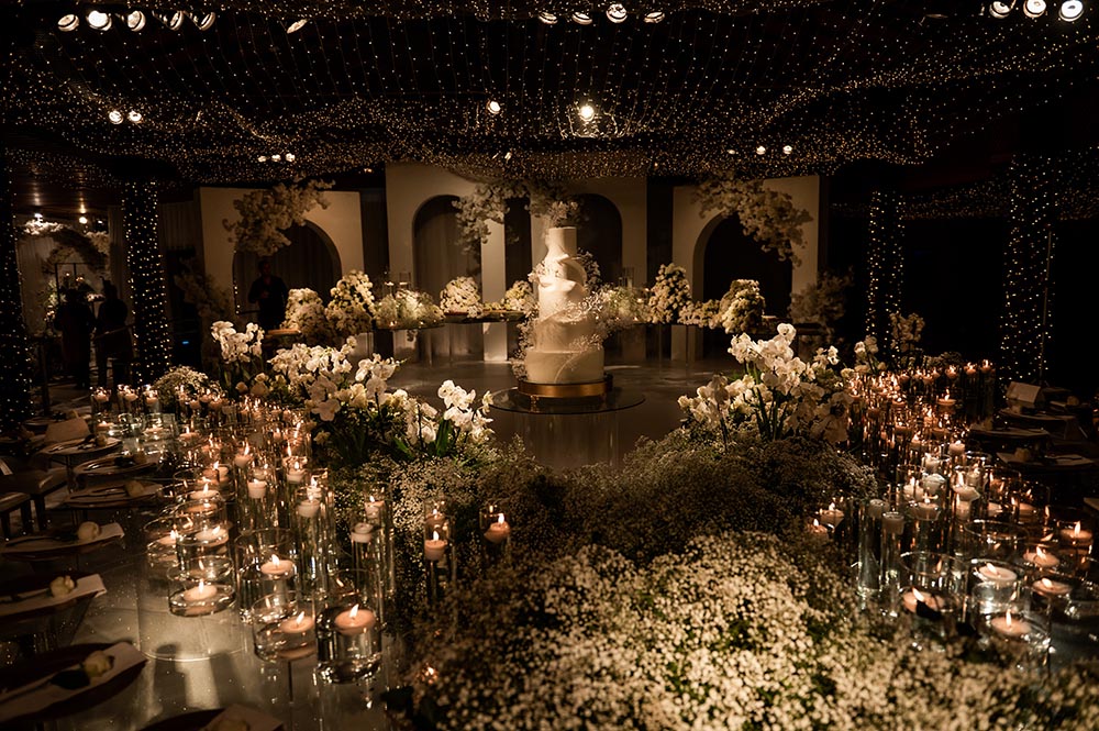 Decoração da festa de casamento de Isabelle e Guilherme