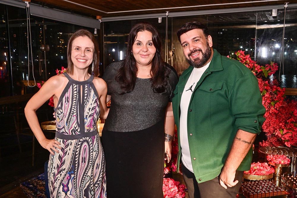 Renata Ferraz, Roberta Lacerda e Francisco Mendonça
