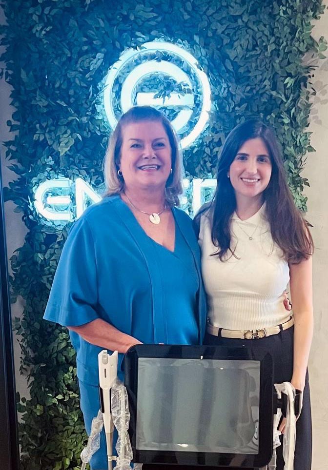 Dra Oliete Guerra com a Dra Cris Arci, speaker da Entera