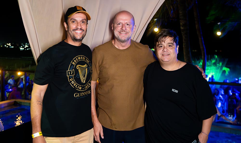 Márcio Ribeiro, Luciano Forrechi e Toninho Boechat Crédito _ Marcela Sampaio