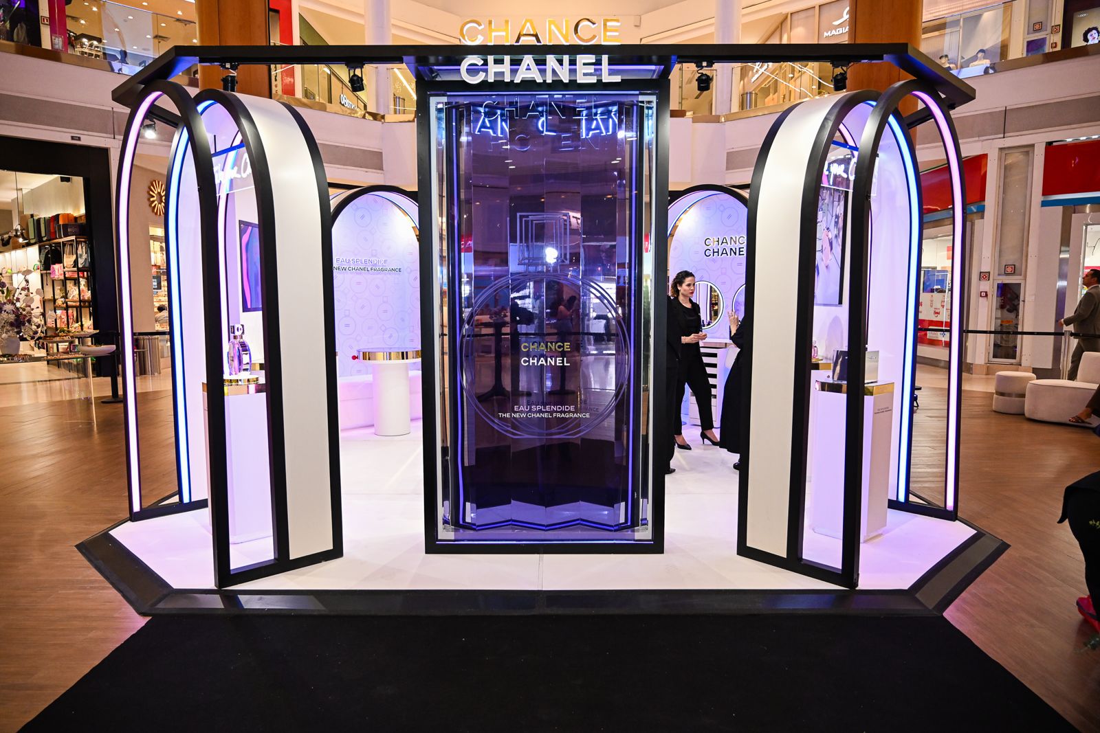 Podium Chance Chanel chega com experiência sensorial no Shopping Vitória