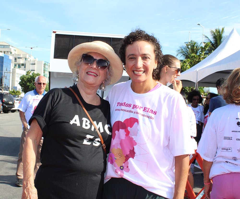 Desembargadora Elisabeth Lordes e Erica Neves