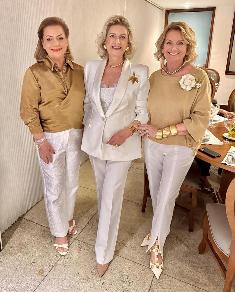 Hélvia Abaurre, Gracinha Nader e Solange Herkenhoff