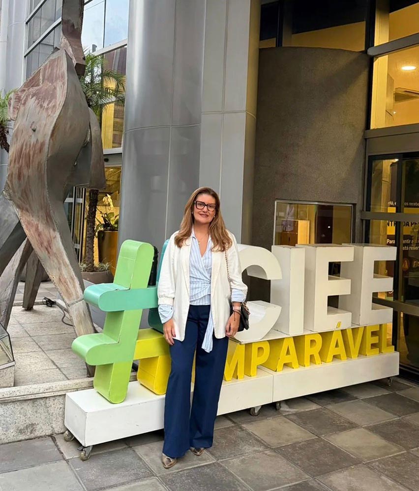 Juliana Costa passou a semana inteira em SP em reuniões e planejamentos para o segundo semestre do CIEE