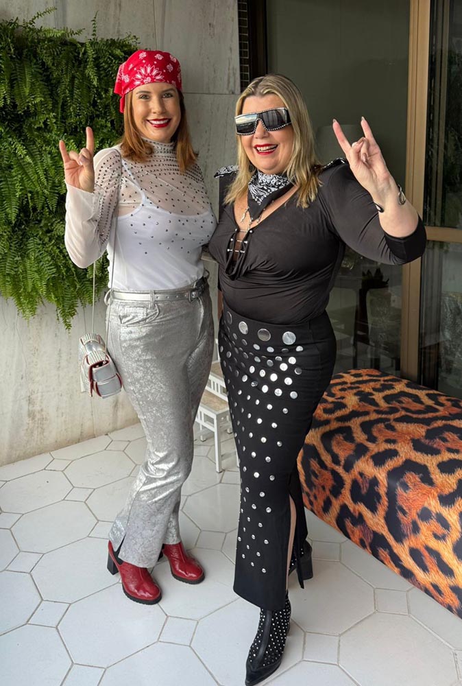 Rúbia Merçon e Fernanda Prates
