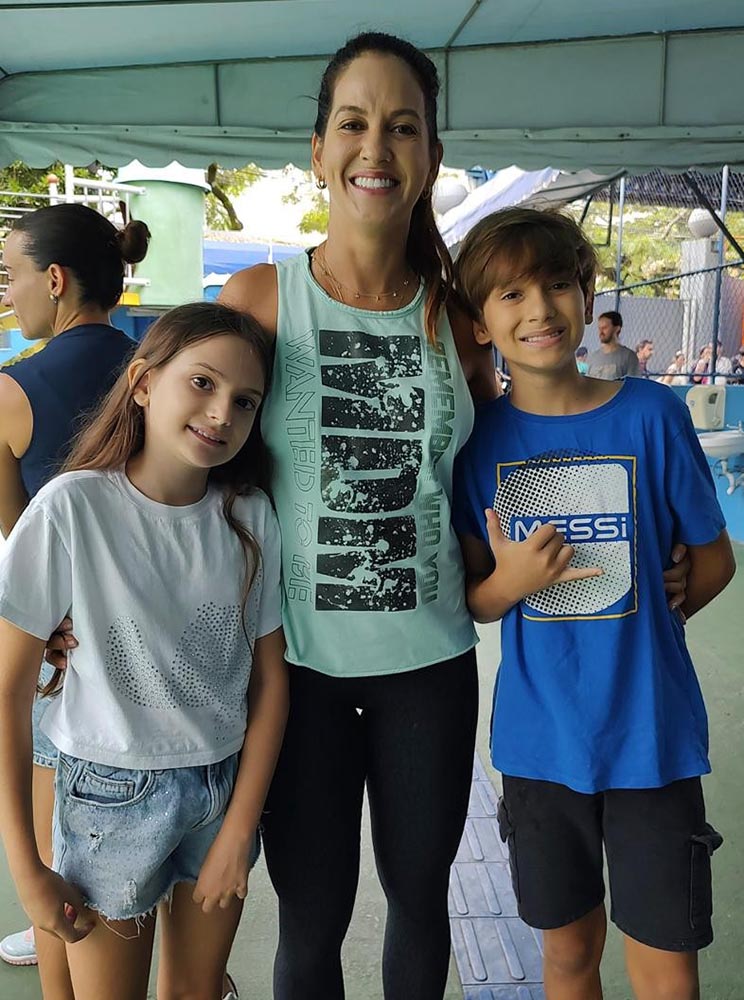 Clara e Daniel Dadalto e Elaine