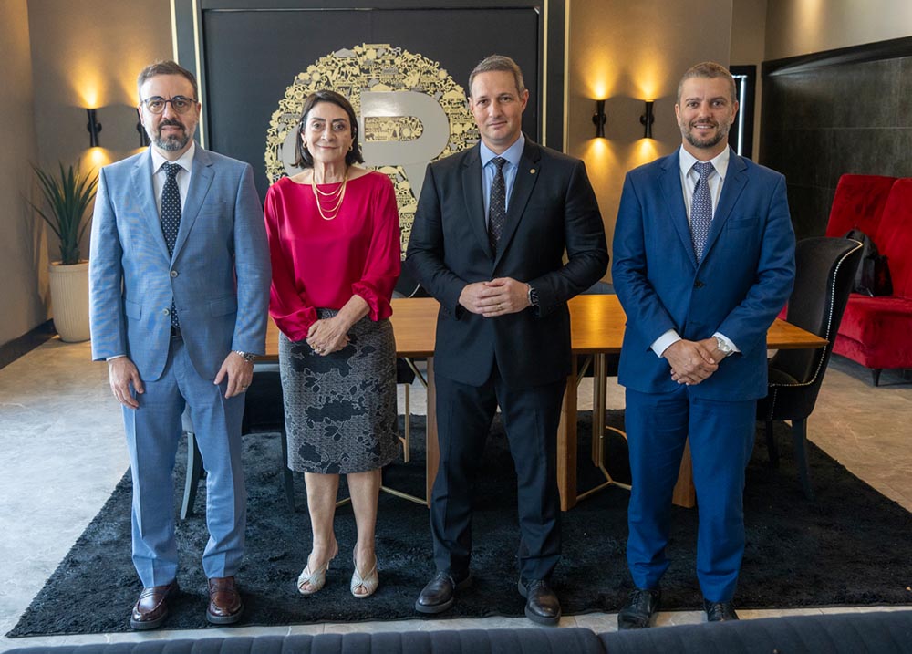 Ricardo Goretti, Elda Bussinguer, Guilherme Derrite e Jorge Abikair Neto