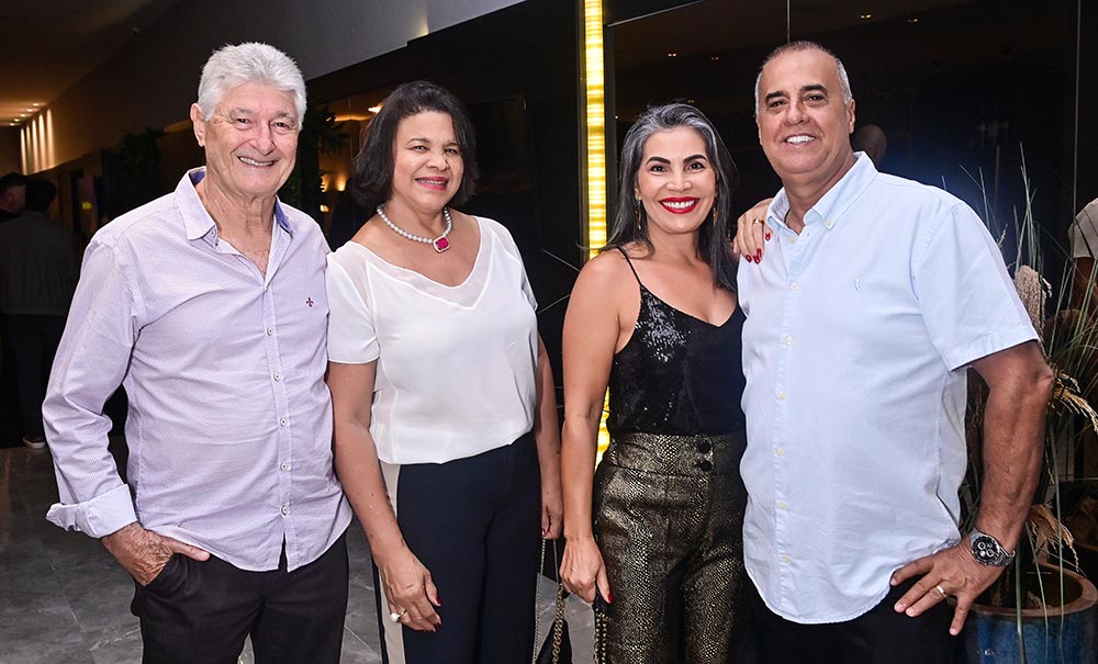 Vanderlei Garrido, Célia Campos, Marlene e Gelson Zanotti