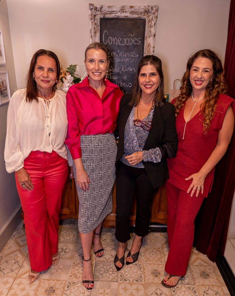 Márcia Tourinho, Alda Libardi, Elian Ramile e Marianne Assbu