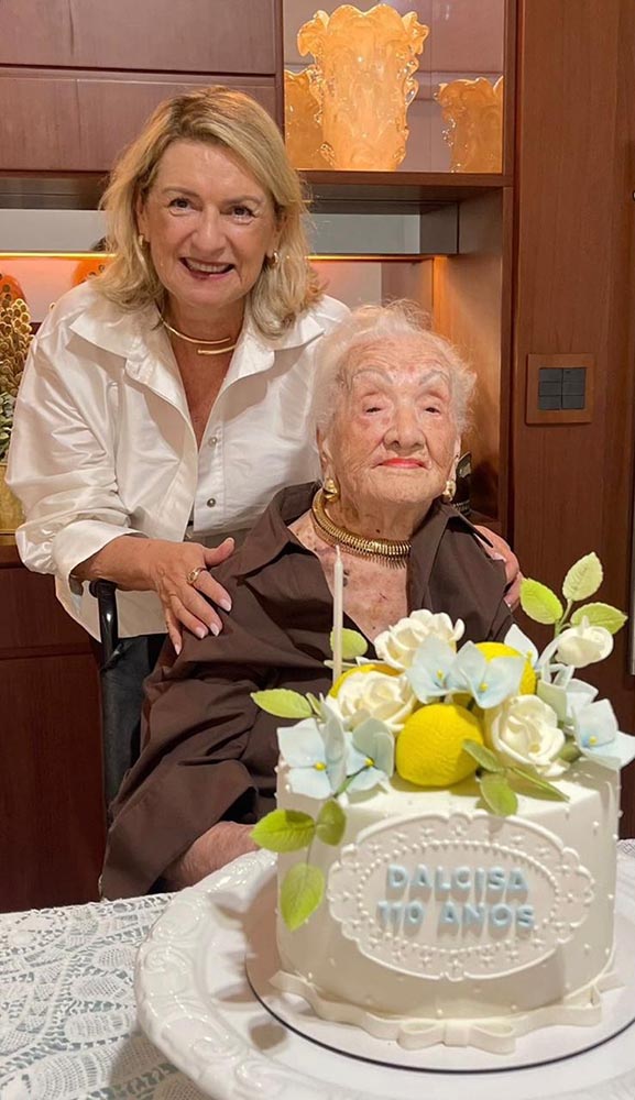 Gracinha Nader e sua mãe, Dalcisa