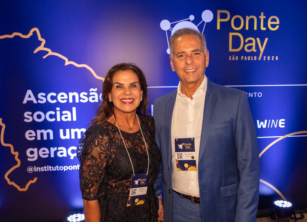 Andrea Gomes e Luiz Claudio Mazzini