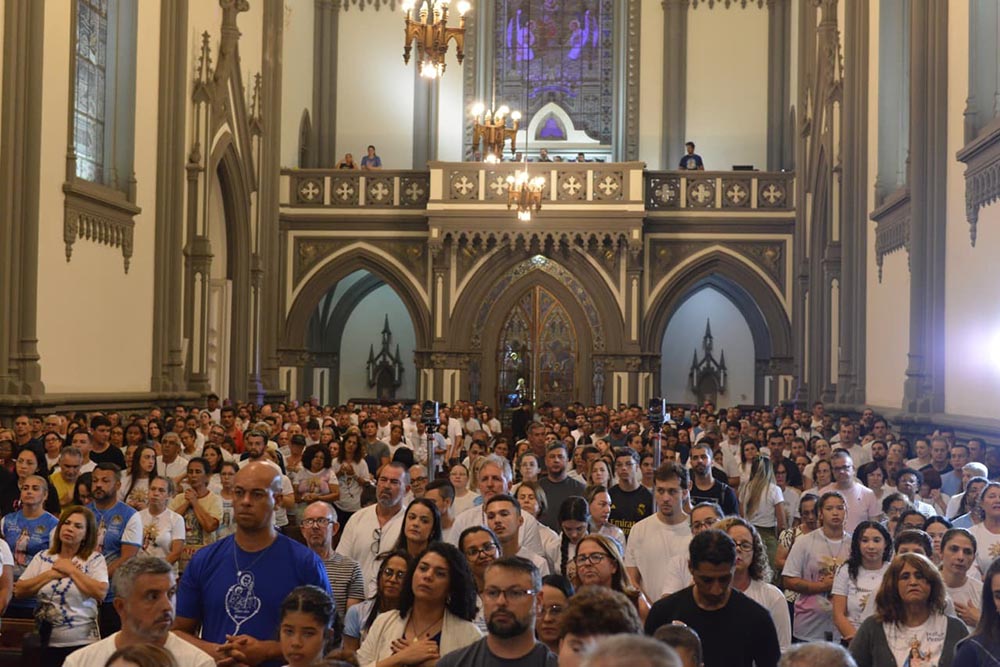 A Catedral lotada