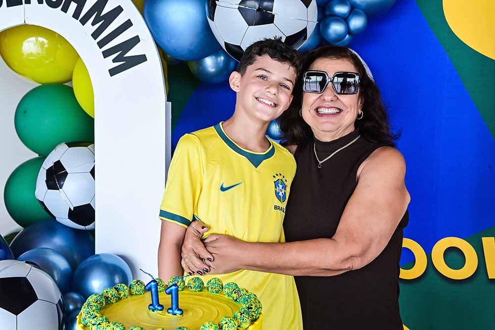Benjamin com a avó, Adélia Afonso Afonso