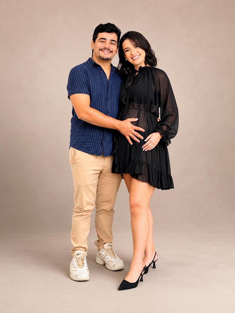 Guilherme Ribeiro e Izabelle Brandão