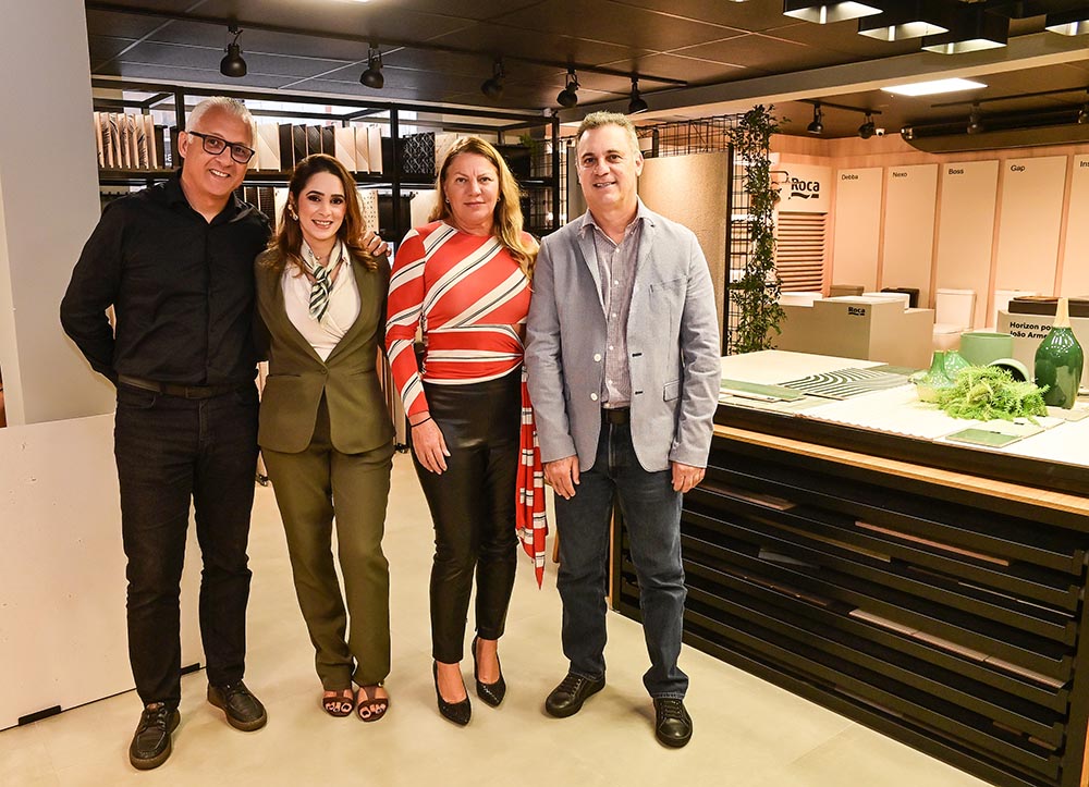 Jair Bayer, Keila de Almeida, Geovana Ferri e Marcos Gullo