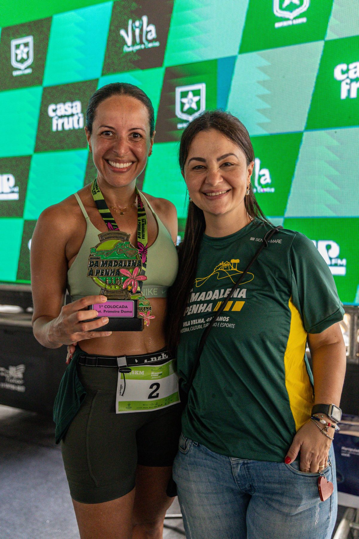 Andressa Barcelos - 1ª Dama da cidade de Vila Velha e Mayka Schneider
