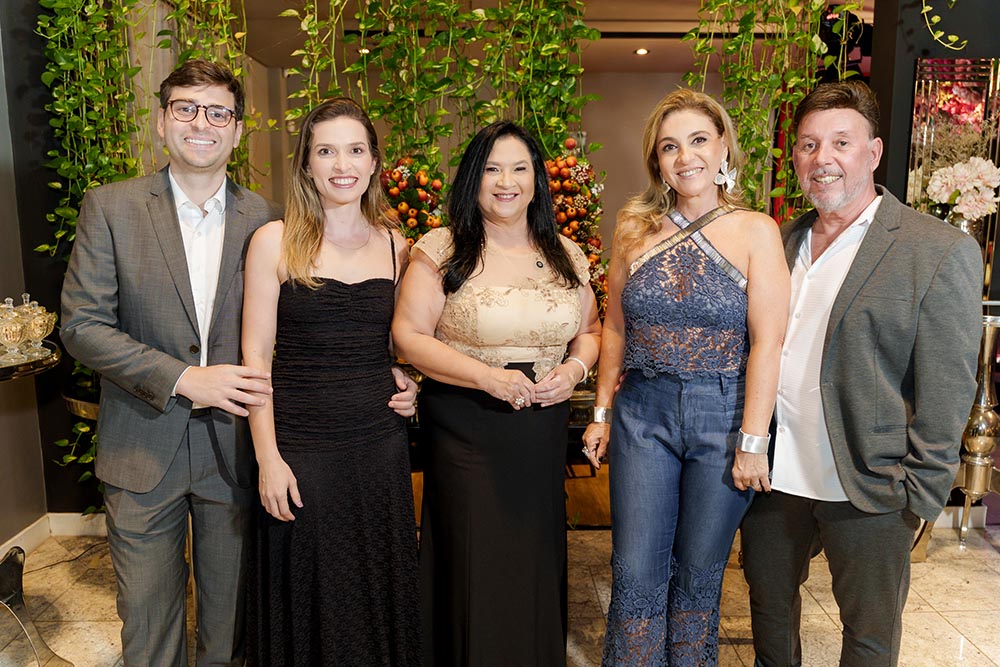 Daniel e Raquiele Bermudes , Liliam Müller, Mônica Domingues e João Luis Santos