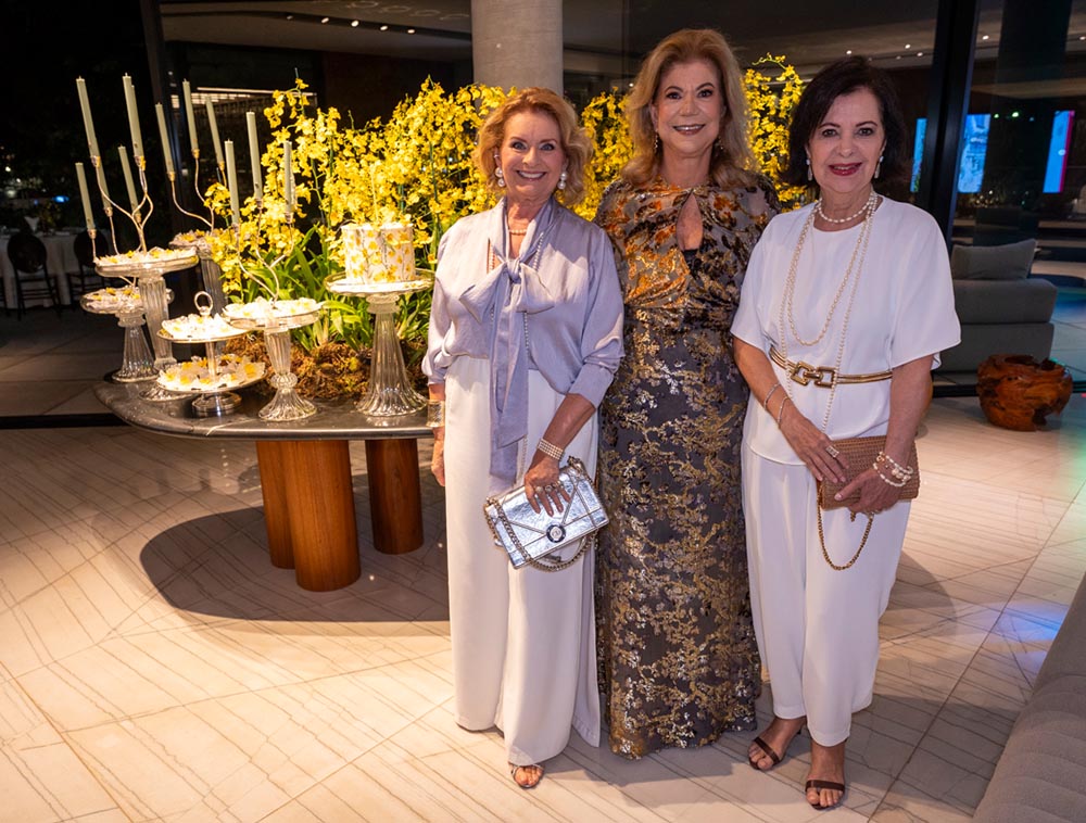 Solange Herkenhoff, Valeria e Gracinha Sarkis