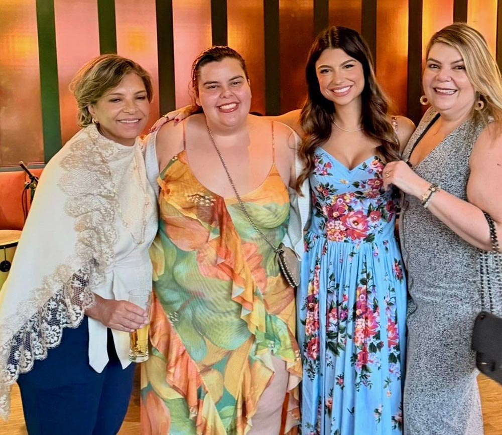 Rosemary Garcia, Clara Prates, Amanda Martins e Fernanda Prates
