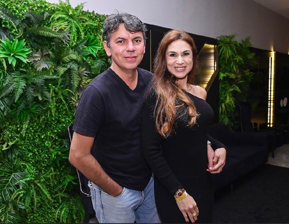 Joaquim Sampaio Netto e Josy Cogo