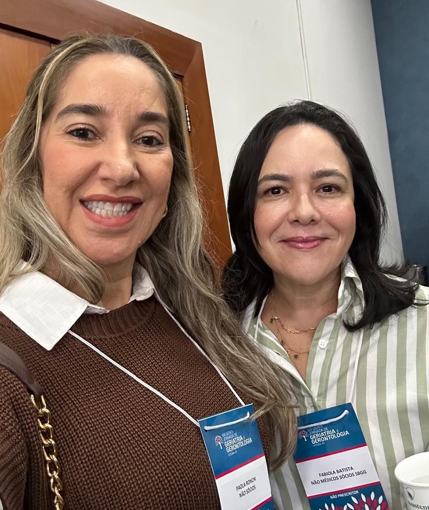 A Fisioterapeuta Paola Ronchi e aTerapeuta Ocupacional, Fabíola Batista