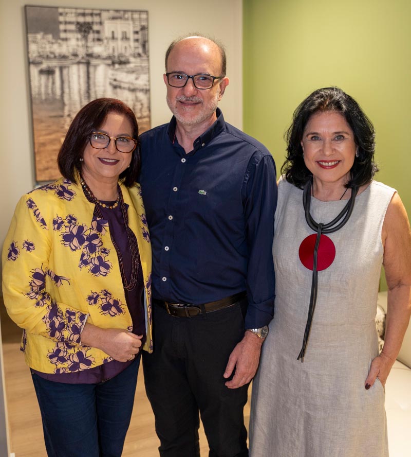 Fernanda Julião, Marcos Reggiani e Rita Tristão