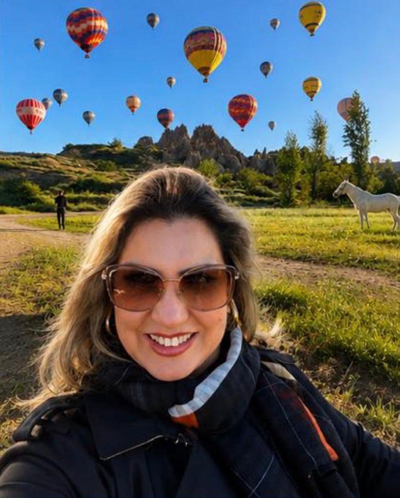 Adriana Almeida na Capadócia- Turquia