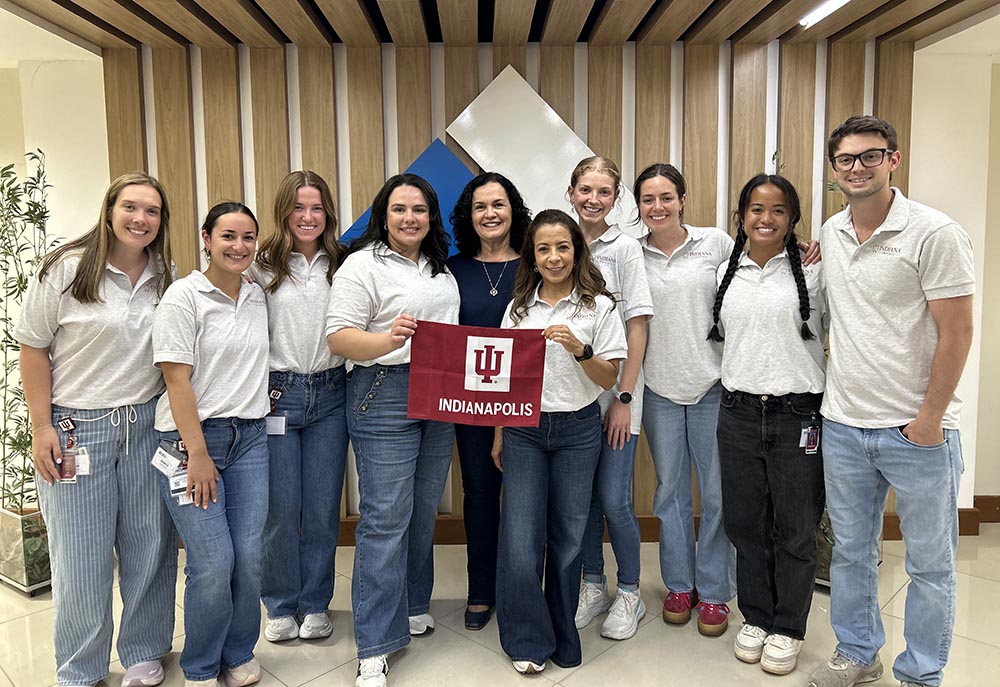 Intercambistas da Universidade de Indiana na FAESA