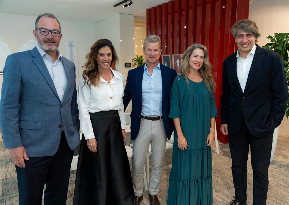 Marcio Brotto, Lara Brotas, Nuno Sampaio, Flávia Dalla e Luciano Menezes