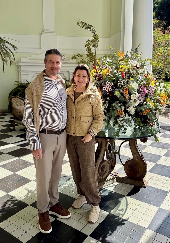 Christiano Canedo e Juliana Bráz