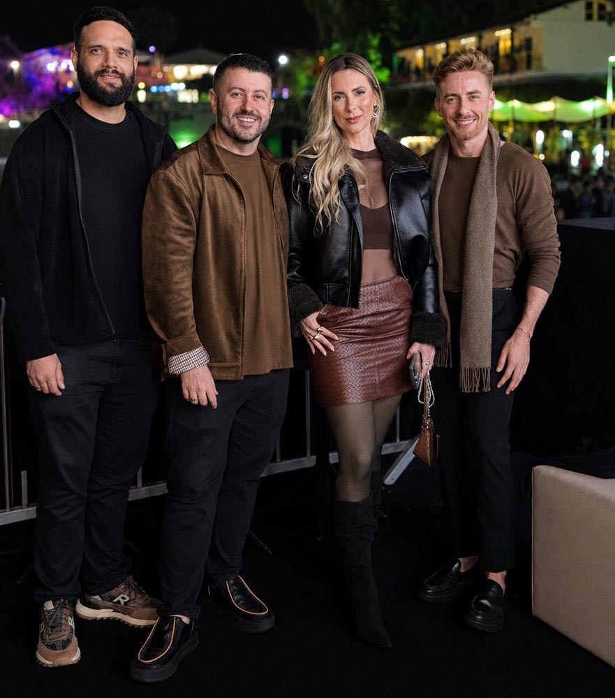 Gean Clarindo, Andy Bonella, Ursula Estrella e Matheus Stange