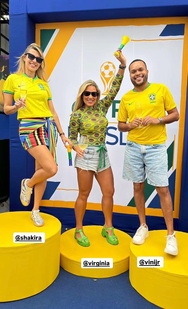 Natasha Losanoff, Chris Moraes e Matheus Simão
