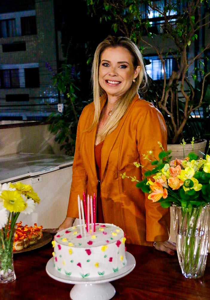 Dani Moraes festeja seu aniversário