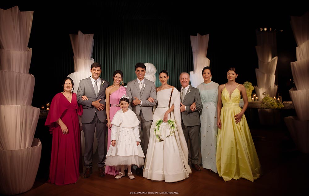 Familiares do noivo