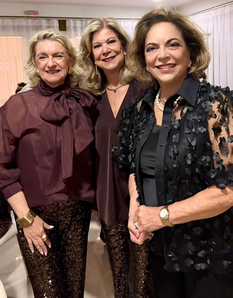 Gracinha Nader, Valeria Nemer e Letícia Pernambuco