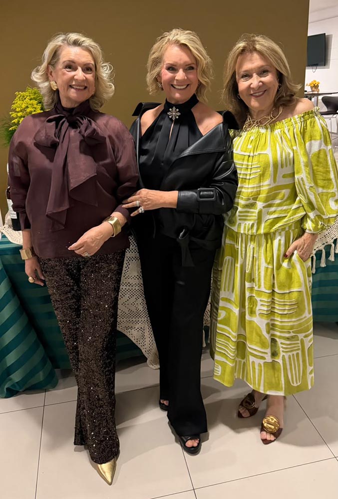 Gracinha Nader, Solange Herkenhoff e Carlota Gottardi